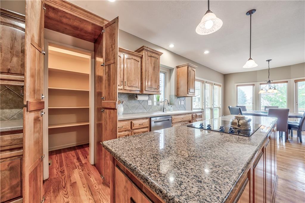 Chef's kitchen with walk-in pantry